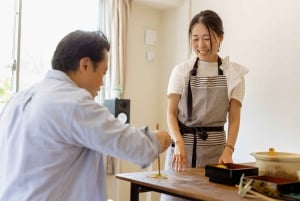 Tokyo: Temari Sushi & Matcha Cooking Class with Food Tour