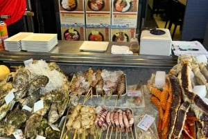 Tokyo: Toyosu tonfiskauktion + skaldjursfrukost/promenad i Tsukiji