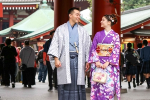 Tokyo: Esperienza di noleggio di kimono tradizionali