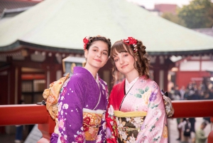 Tokyo: Esperienza di noleggio di kimono tradizionali