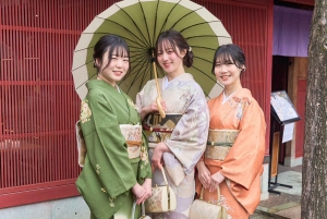 Tokyo: Esperienza di noleggio di kimono tradizionali