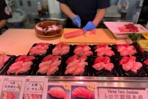 Tokyo : Visite culinaire et pédestre du marché aux poissons de Tsukiji