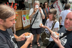Tokyo: Tour gastronomico e tour a piedi del mercato del pesce di Tsukiji
