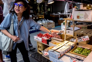 Tokio: Tour por el mercado de pescado de Tsukiji con degustación de sashimi fresco