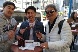 Tour privado por la gastronomía y la cultura de Tsukiji, Tokio Guía con licencia