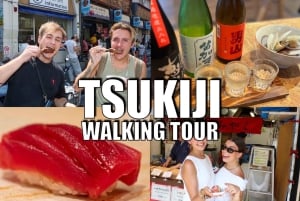 Tokyo: tour gastronomico e degustazione di sake al mercato di Tsukiji