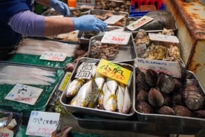 Tokyo: tour gastronomico e degustazione di sake al mercato di Tsukiji