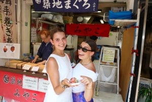 Tokio: Wycieczka kulinarna po targu Tsukiji z 5 degustacjami