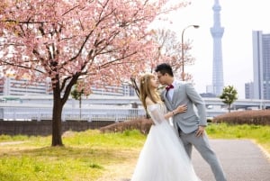 Tokyo: Bryllups- og kimono-fototurer | Landemerker og hager