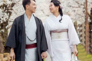 Tokyo: Bryllups- og kimono-fototurer | Landemerker og hager
