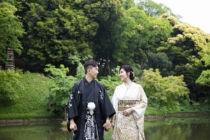 Tokyo: Bryllups- og kimono-fototurer | Landemerker og hager