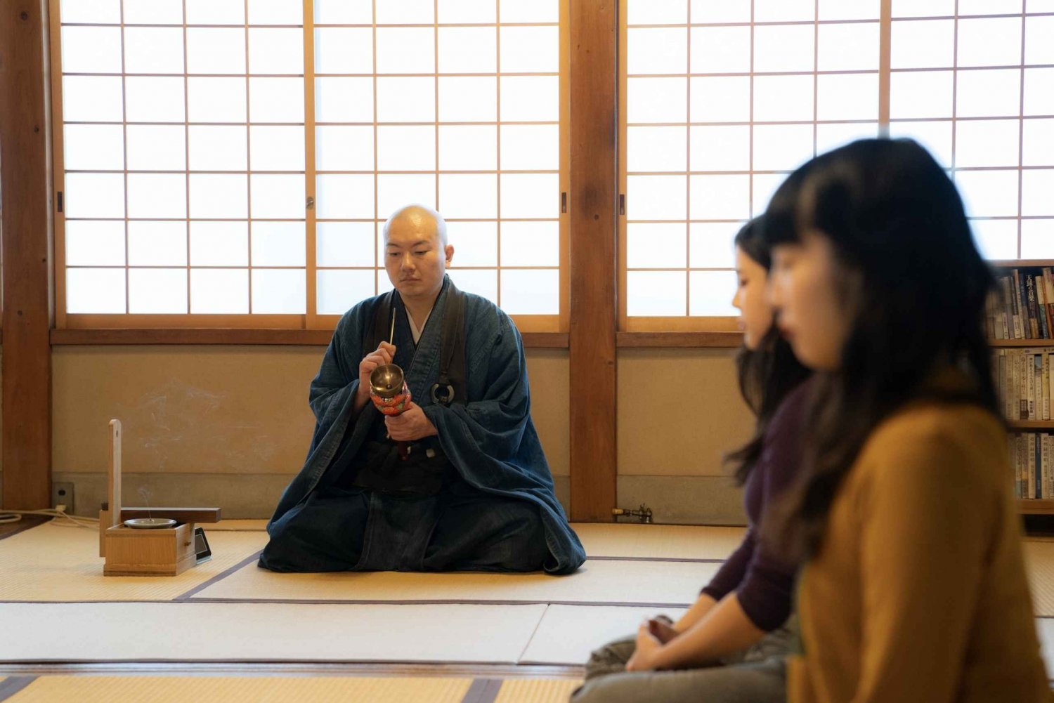 Tokyo: Zenmeditation i ett privat tempel med en munk