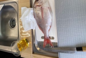Real Toyosu Fish Market +Make Sushi +Macha Tea Experience