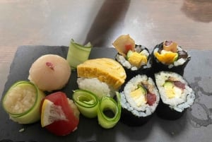 Real Toyosu Fish Market +Make Sushi +Macha Tea Experience
