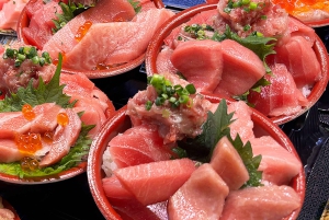 Targ rybny Tsukiji: wycieczka piesza po ulicach pełnych jedzenia i kultury