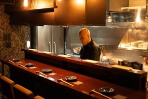Onbeperkt sake proeven met sushi omakase-proeverij in Tokio