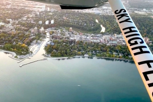 Burlington: Scenisk flyoplevelse langs Ontariosøens kystlinje