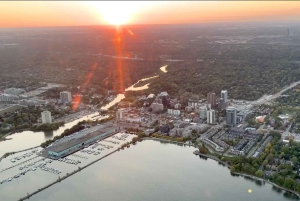 Burlington: Scenisk flyoplevelse langs Ontariosøens kystlinje