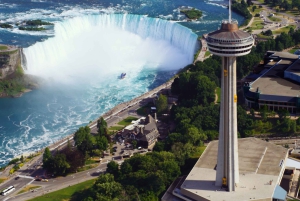 Fra Niagara Falls, USA: Kanadisk sidetur med båttur