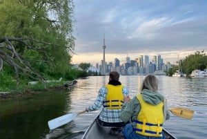 Ochtend peddelen op de eilanden van Toronto