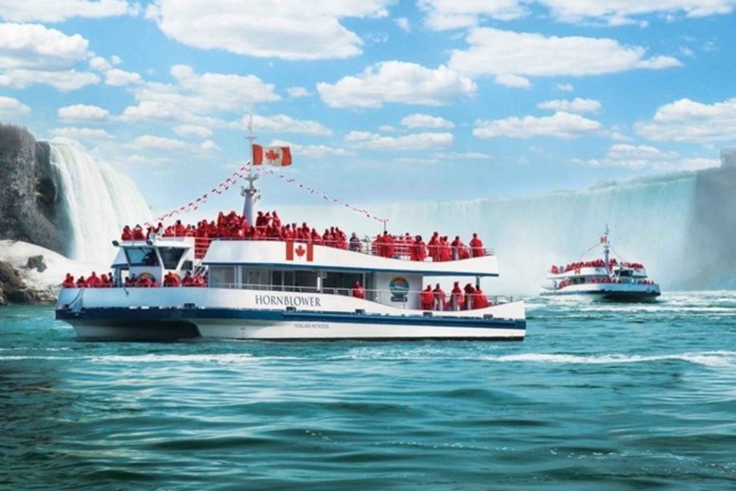 Complete Niagara Falls Tour: Boot & Reis achter de Watervallen