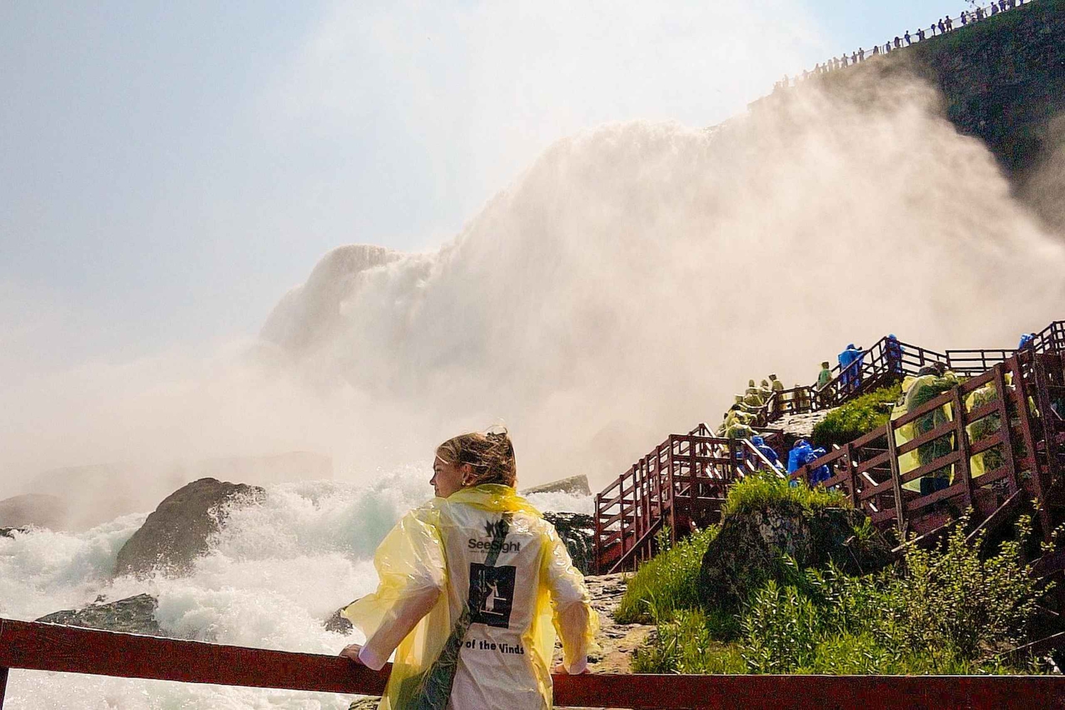 Cataratas del Niágara: Recorrido por EE.UU. y Canadá con tour en barco + almuerzo