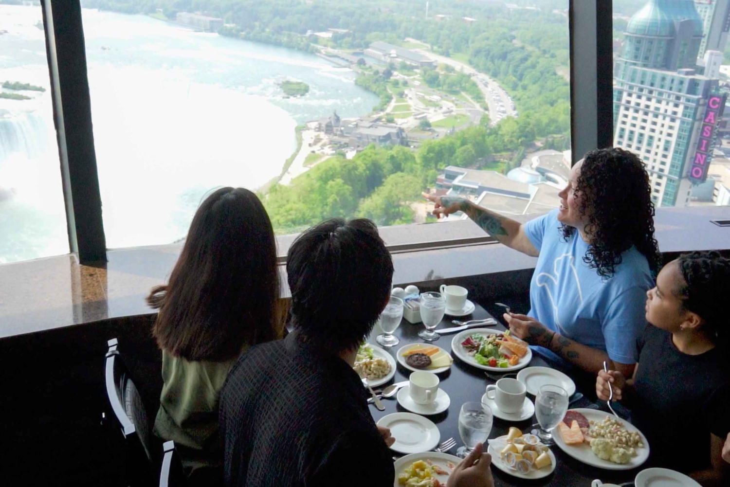 Cataratas del Niágara: Recorrido por EE.UU. y Canadá con tour en barco + almuerzo