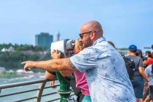 Niagara Falls: USA- og Canada-tur med bådtur + frokost