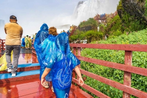 Cataratas del Niágara: Recorrido por EE.UU. y Canadá con tour en barco + almuerzo