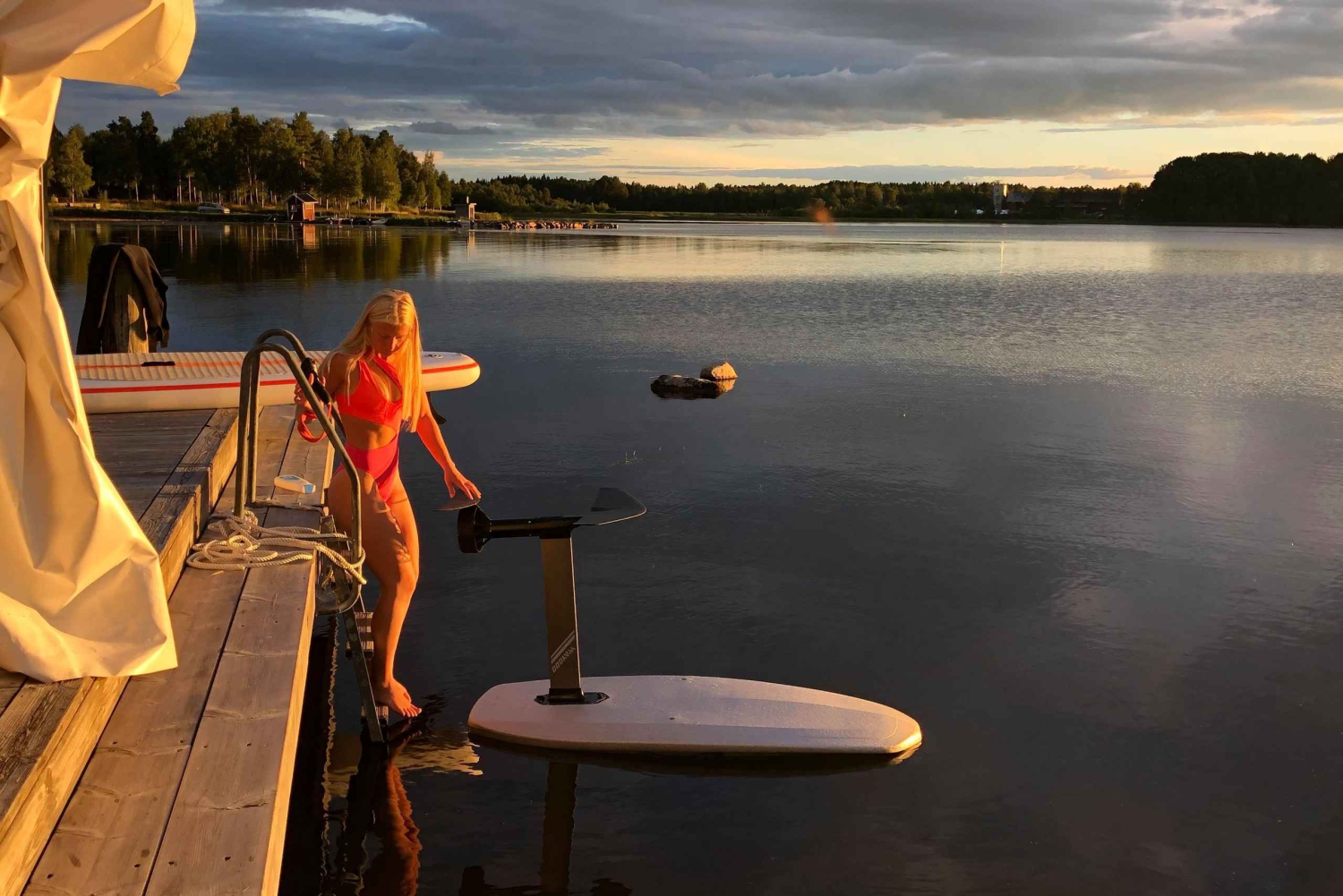 Privates Offwater efoil Hydro Fliteboard Verleih Erlebnis