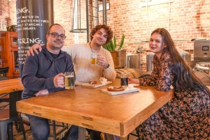 Toronto: Distillery District öl- och ostprovning