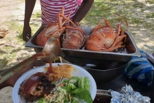 Tobago: Coral Reef Boat Tour with BBQ and Transfer