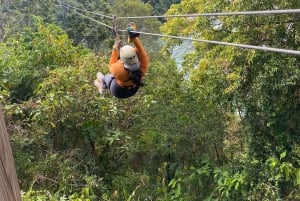 Trinidad: Zipline Adventure with Beach Swim and Transfers