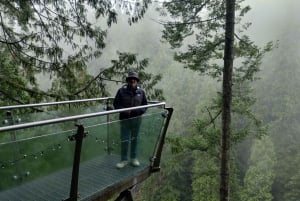 キャピラノ橋＋グラウス山＋スタンレー公園＋ダム＋湖＋孵化場／車／9ヶ所