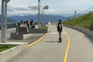 Flott rundtur i Vancouver med EUC og e-scootere