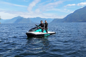 Jetski to Bowen Island, incl beer, wine, coffee or icecream