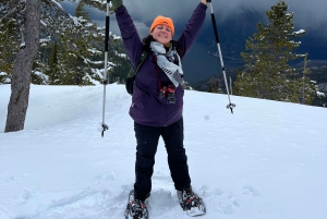 Snowshoeing på toppen av havet til himmelen gondol