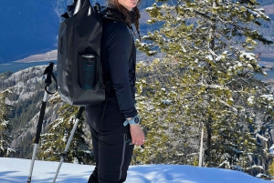 Snowshoeing på toppen av havet til himmelen gondol
