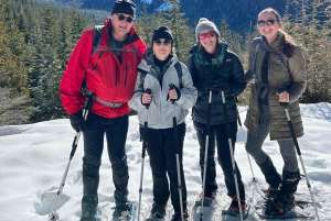 Snowshoeing på toppen av havet til himmelen gondol