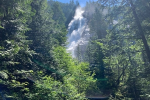 Snowshoeing på toppen av havet til himmelen gondol
