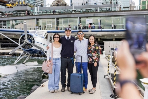 Vancouver: schilderachtige vlucht met een watervliegtuig boven de skyline van de stad