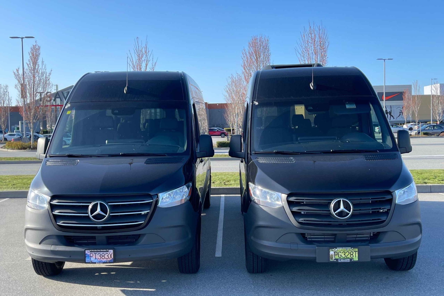 Port de croisière de Vancouver - Aéroport de Bellingham (Benz Van)