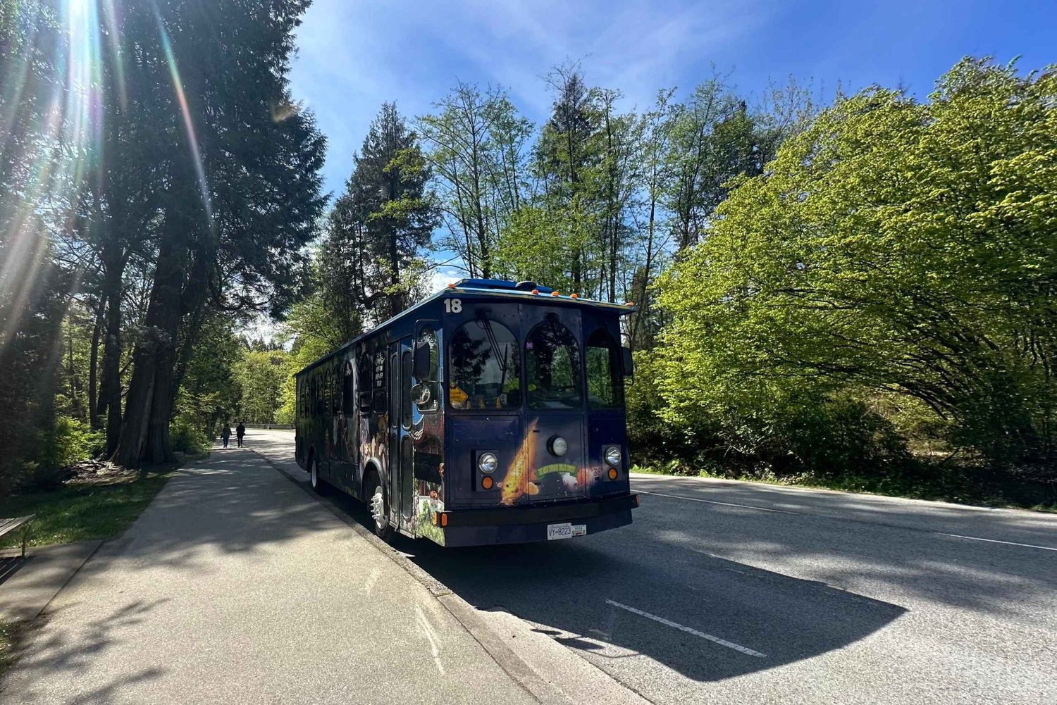 Vancouver: Trolley-tur i solnedgangen
