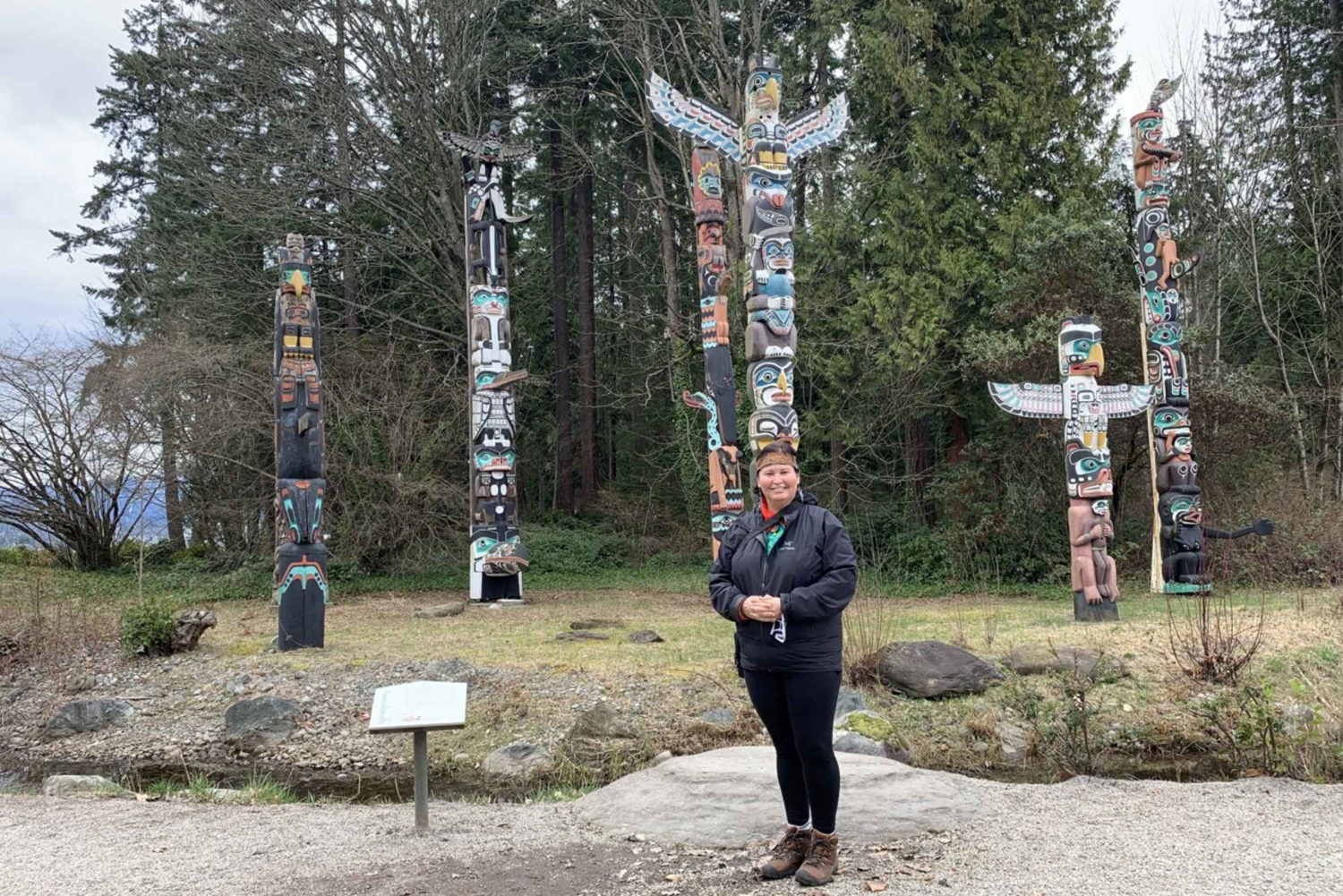 Vancouver : Totems parlants du parc Stanley