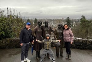 Kaupunkikierros + auto + Grandville Island + Queen Elizabeth / China T