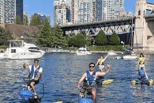 Vancouver: Water Bike Rental in False Creek