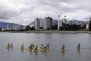 Vancouver: Water Bike Rental in False Creek