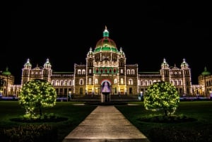 Depuis Vancouver : visite festive de Victoria et des jardins Butchart
