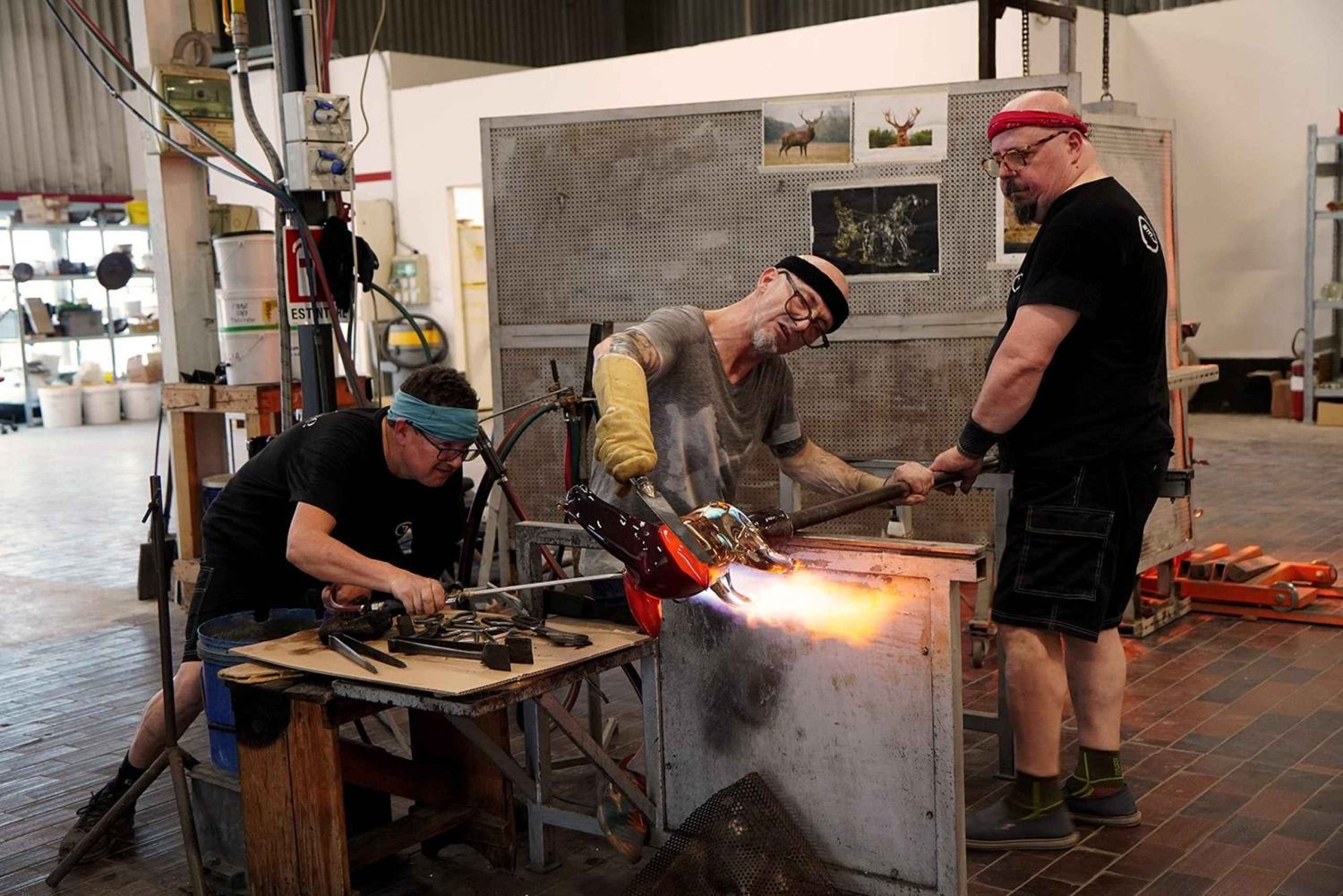 Arte di Murano: Verksted for etterbehandling av Murano-glasskunst