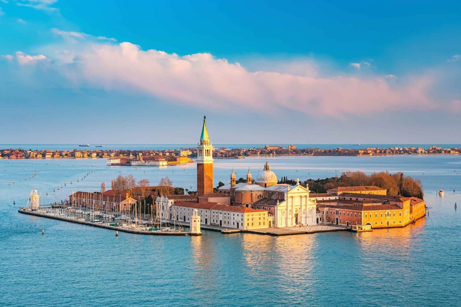 Visite de la basilique San Giorgio Maggiore avec transport par eau